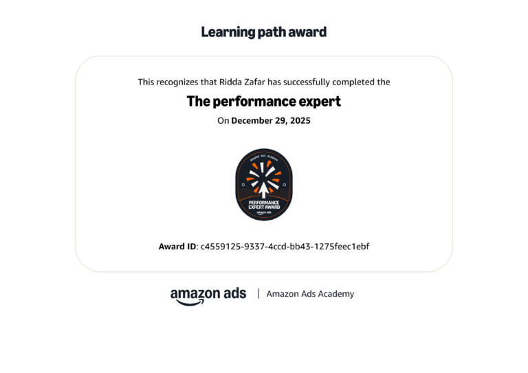Amazon Certificate